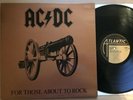 AC/DC - For Those About To Rock  EX/EX+ K50851 Embossed Gatefold Sleeve Vinyl LP