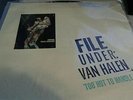 VAN HALEN “FILE UNDER VAN HALEN TOO HOT TO HANDLE” LP US FESTIVAL 1983 Roth