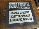 MANCE LIPSCOMB Blues Festival LP ARHOOLIE Lightning Hopkins VG++