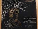 FRANCOISE PETIT / PIERRE DOUKAN Schumann Sonatas FRENCH LP ERATO LDE 3048