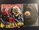 IRON MAIDEN The Number of the Beast LP Vinyl VG+/EX Rare Specialty Pressing