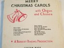 VINTAGE RECORDS 45 RPM  MERRY CHRISTMAS CAROLS A ROBERT RHEIMS PRODUCTION