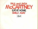 Paul & Linda McCartney Eat At Home / Smile Away WHITE SLEEVE NEAR MINT Apple