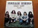 URIAH HEEP PS Single  Easy Livin' + Gypsy (Island 12.196-A - Spain 1972)