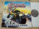 SAXON - FOREVER FREE LP UK 1st 1993 Warhammer WAR LP 10 NWOBHM Metal SUPERB