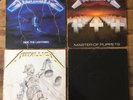 Metallica LP x 4  Ride the lightning, Master of Puppets, Justice for all + Black