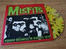 THE MISFITS - horror business in kansas 1978 -  7'- yelow splater  vinyl-punk