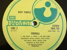 Deep Purple LP Fireball UK Harvest 1st press A-2U B-3U & Insert