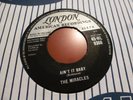 THE MIRACLES AIN'T IT BABY / THE ONLY ONE I LOVE 1961 LONDON 45-HL 9366  RARE