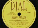 HOWARD MCGHEE LUCKY THOMPSON Diggin' For Diz / Trumpet At Tempo 78 DIAL 1005