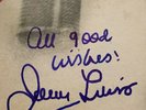 Jerry Lewis Autograph (Just Sings Vinyl Record)