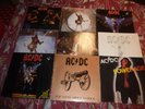 AC/DC 9 VINYL ALBUMS & 12