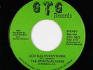 Sweet Soul Gospel 45 - Spiritualaires - God Has Everything - GTG - VG+ mp3