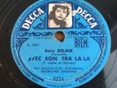 78 RPM - SUZY DELAIR - Avec son tra la la - Danse avec moi - DECCA 8224