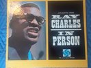 RAY CHARLES IN PERSON   ATLANTIC 8039 MONO   RED AND PURPLE LABEL   VINYL IN NM
