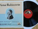 D599 HMV ALP 1192 RUBINSTEIN CHOPIN 24 PRELUDES OP.28