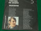 FABRIZIO DE ANDRE' -  Suzanne / Giovanna d'Arco - 45 giri  1972