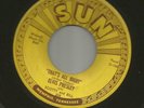 ROCKABILLY - ELVIS PRESLEY - THAT'S ALL RIGHT - PUSHMARKS - HEAR  @1954 SUN 209