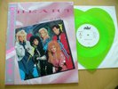 HEART- NOTHIN AT ALL/THE WOLF 1985 JAPAN GREEN COLOR VINYL WHITE LABEL PROMO OBI
