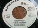 Crossover Soul 45 ALMETA LATTIMORE These Memories MAINSTREAM promo mint