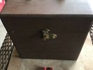 78 Wooden Carrying Case W/ Latch And Key + 78’s Elvis Presley Fats Domino Lot