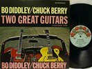 BO DIDLEY/CHUCK BERRY - Two Great Guitars LP (RARE 2nd US Pressing on CHECKER)