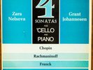ZARA NELSOVA / GRANT JOHANNESEN 4 Sonatas For Cello & Piano GOLDEN CREST 2LP NM