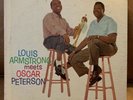 Louis Armstrong Meets Oscar Peterson LP Verve DG MONO JAZZ