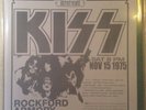 KISS RARE LIVE LP ROCKFORD IL USA 1975 LTD. BLACK VINYL