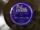 BILLY MITCHELL When a Man's a Man/Gossip in the Barnyard BLUE 123 R&B/Blues 1951