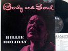 Billie Holiday BODY AND SOUL lp Verve 20MJ-0095 JAPAN printed insert MONO