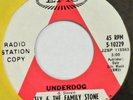 SLY & THE FAMILY STONE Underdog / Bad Risk EPIC 45 soul funk 7” VG+ HEAR