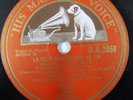 78 rpm HEIFETZ-BAY la fille aux cheveux de lin / hora staccato, HMV D.A. 2058