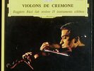 Ruggero Ricci Leon Pommers Geigen aus Cremona Violons de Cremone LP & CV EX