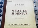 RARE 3 LP Hermann Scherchen Symphonique De Vienne  - J.s.bach messe en si mineur