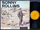 SONNY ROLLINS Way Out West LP CONTEMPORARY RECORDS C3530 US 1958 DG MONO