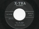 RARE KILLER DOOWOP-FOUR BEL'AIRES-X-TRA 113-TELL ME WHY/WHERE ARE YOU