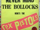 SEX PISTOLS - NEVER MIND THE BOLLOCKS VINYL RECORD LP PUNK NEW WAVE BLANK REAR