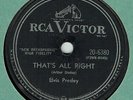 ROCK 'N ROLL 78 : ELVIS PRESLEY ON RCA VICTOR CANADA 20-6380