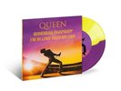 QUEEN - BOHEMIAN RHAPSODY- PURPLE/YELLOW SPLIT VINYL 7”. NEW