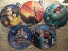 Disney Pic Discs 5 Vinyl LP Soundtracks Little Mermaid Lion King Frozen Aladdin