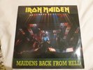 IRON MAIDEN 2LP MAIDENS BACK FROM HELL-MILANO 16-12-86 pressing 1987 OLANDA RARE