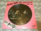 SEX PISTOLS - NEVER MIND THE BOLLOCKS ORIGINAL VIRGIN 77 PICTURE DISC PUNK VG/VG