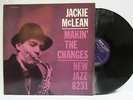 JACKIE MCLEAN-MAKIN' THE NEW CHANGES ON NEW JAZZ JAZZ LP-M-
