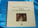 Sealed Classical LP: Egmond - Songs of the Baroque Era - Krieger - Purcell