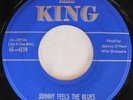 JOHNNY O’NEAL KING 4599 JOHNNY FEELS THE BLUES SO MANY HARD TIMES SCARCE R&B 45