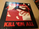 Metallica Kill em All LP Megaforce Records Anthrax Megadeth Ozzy Motorhead Dio