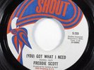 Funk 45 FREDDIE SCOTT You Got What I Need SHOUT HEAR