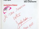 JOSEPHINE BAKER SIGNED olympia palmares des chansons french CCTXHS 240684 LP