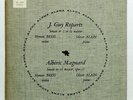HYMAN BRESS, OLIVIER ALAIN - ROPARTZ & MAGNARD sonatas ALPHA stereo LP EX++